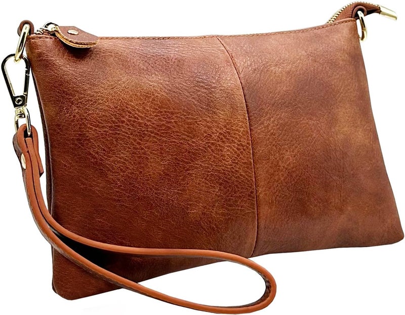 Beurlike Leather Wristlet Wallet Clutch Purses For Women Small Crossbody Phone Bags - Image 2